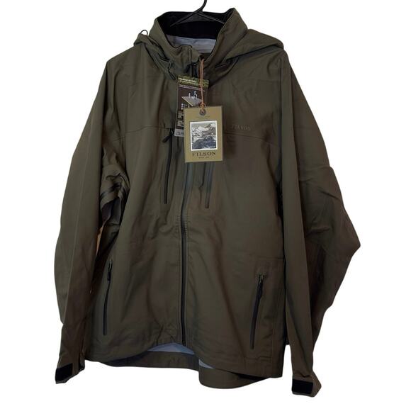 NWT Filson Men’s Neoshell Reliance Jacket Size XL Olive Drab Polartec Gorpcore - Picture 1 of 13